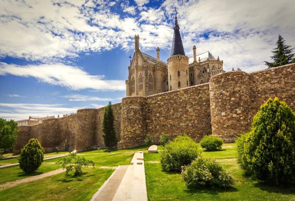 Gaudi-palasset i Astorga, Leon, Spania