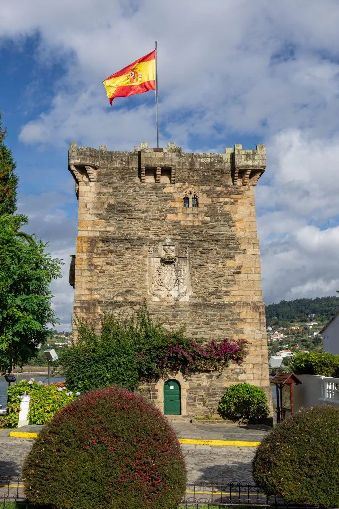 Torreón de los Andrade, Pontedeume, prowincja La Coruña, Galicja, Hiszpania